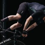 Airbag skinsuit for roadcycling